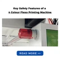 Welches Sicherheitssystem ist in einer 4-Farben-Flexodruckmaschine verbaut?
